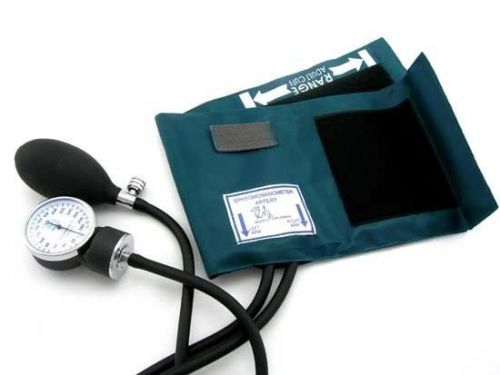 Manual Aneroid Sphygmomanometer Blood Pressure Monitor BP adult cuff - BLACK
