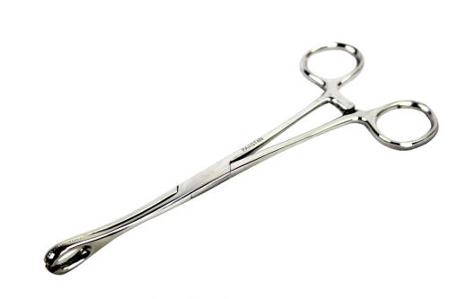 7.5&#034; Sponge Clamp-Slotted Forceps Surgical Body Piercing Instruments