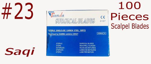 Dermal Surgical Instruments 100 Pieces #23 Scalpel Blades FREE SHIPPING