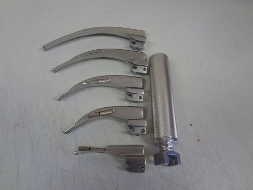 Laryngoscope Mac Set EMT Anesthesia Intubation supplies