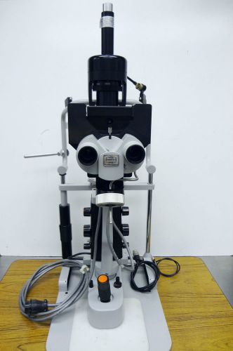 Carl zeiss 30 sl-m slit lamp w/ laser aperture on table top - used w/ coherent for sale
