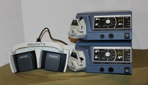 Two used boston scientific endostat iii  rf generator &amp; 971-swnom footswitch for sale