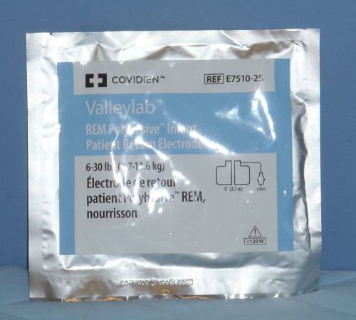 Covidien Valleylab REM Polyhesive Infant Patient Return Electrode E7510-25
