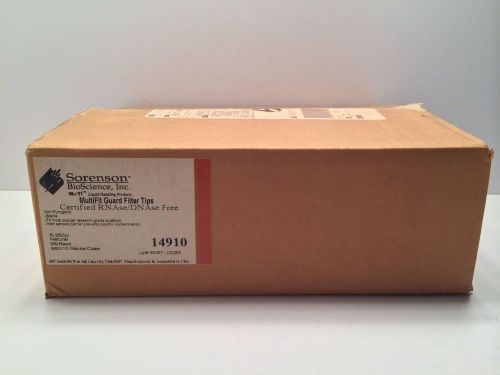 (960) NEW! SORENSON BIOSCIENCE MULTIFIT GUARD FILTER TIPS 14910 5-250 UL