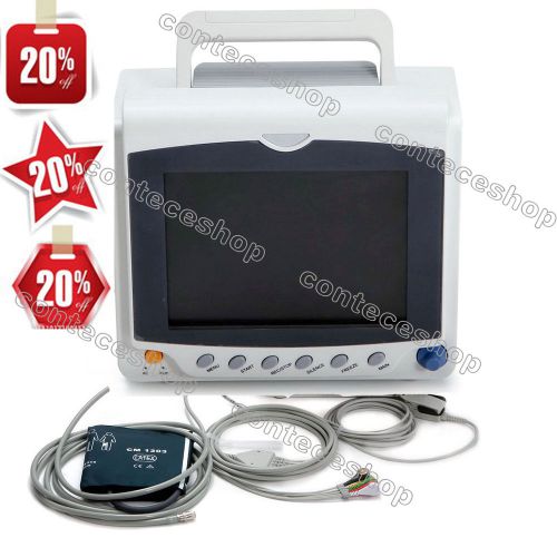 Promotion!contec icu vital signs patient monitor ecg,nibp,spo2,pr,2y warranty,ce for sale