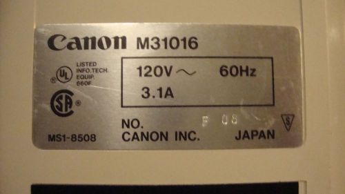 Canon Microfilm Scanner 100 M31016 PARTS LENS Boards Fans Switches Cards Power