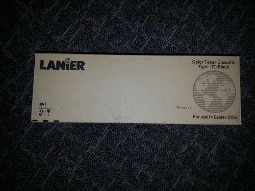 Genuine NEW Lanier 2136 toner Type 120 black 888143