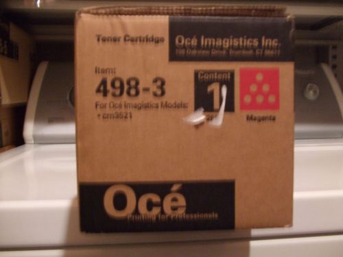 OCE/IMAGISTIC  COLOR TONERS CM3521   ( 498-3 ) MAGENTA