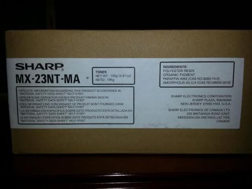 MX23NTMA Genuine Sharp Toner Cartridge, 10000 Page-Yield, Magenta **BRAND NEW**