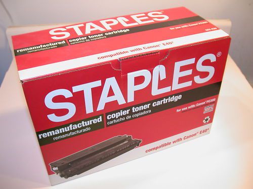 New staples canon copier toner cartridge e40 for sale