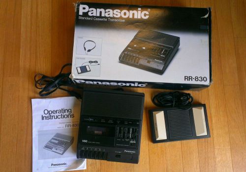 Panasonic RR-830- Standard Cassette Transcriber