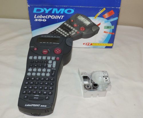 DYMO LABEL POINT 300 LABEL PRINTER, NO POWER ADAPTER, USES 45803 TAPE