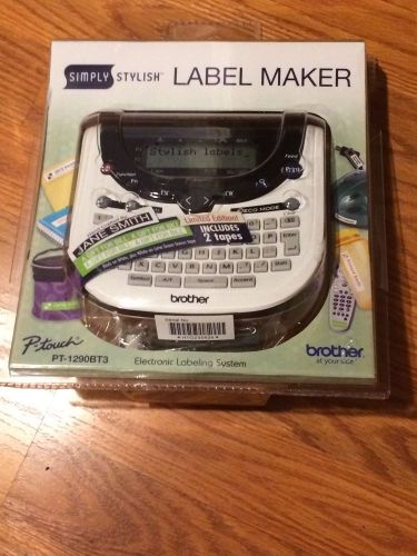 Brother P-touch PT-1290BT3 Label Maker (Bonus Tape Included), Labeler