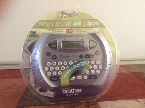 P-touch personal handheld labeling system (pt-70bm) for sale