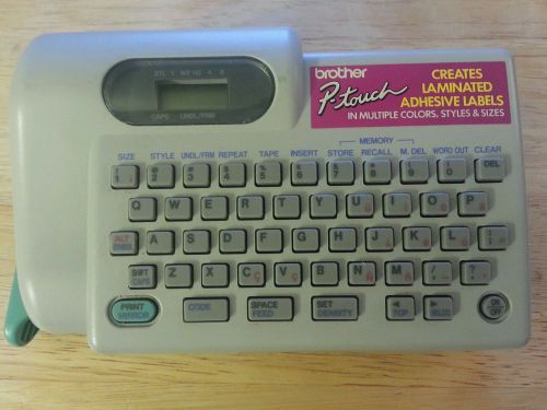 Brothers P-Touch model PT-12 Label Maker No Batteries Included USED