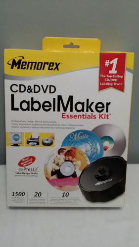 New Memorex CD/DVD Label Maker Essentials Kit for All Inkjet &amp; Laser Printers