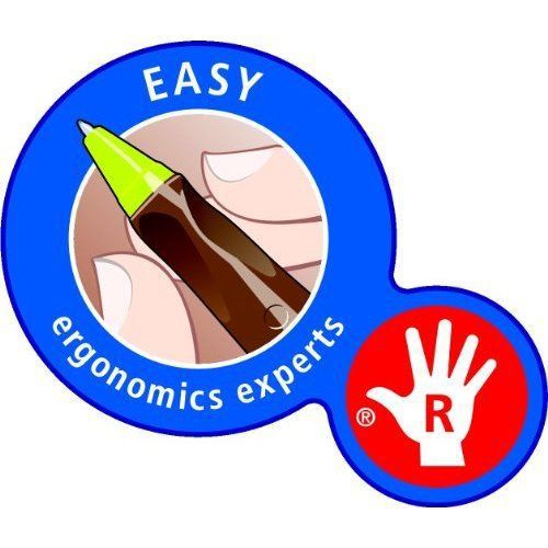 STABILO EASYgel Retractable Gel Rollerball Pen Right-Handed - Lilac/Brown (Blist