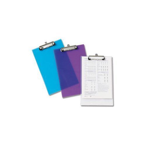 Rapesco Clipboard Polypropylene Shatterproof Frosted Purple or Green or Clear Re