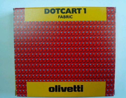 Original olivetti dotcart 1 fabric typewriter ribbon - black ink only for sale