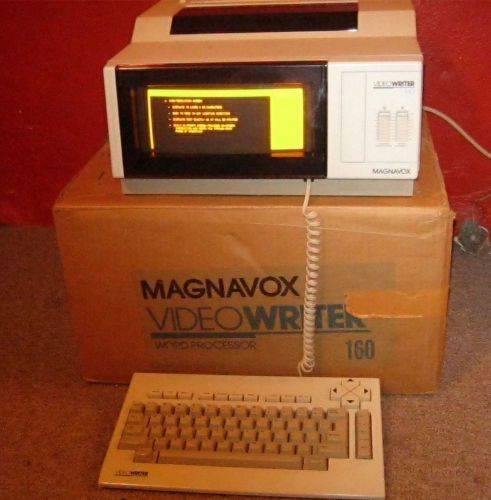 Magnavox Videowriter 160 / W/BOX EXCELLENT CONDITION !!!!