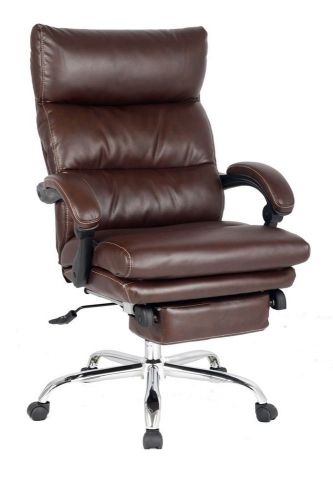 Viva office high back ergonomic bonded leather recliner napping office chair for sale
