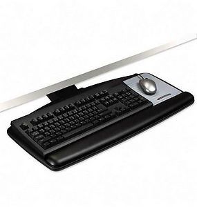 3m ergonomic adjustable computer keyboard tray system for sale