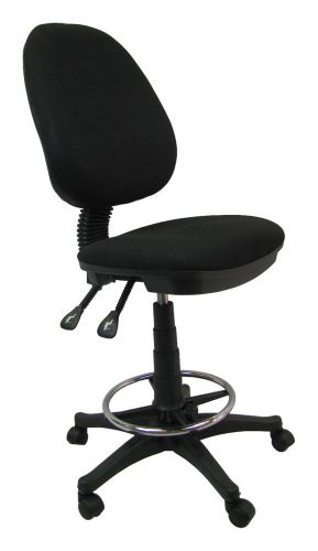 Stool drafting art bank chair air lift with foot ring big seat black for sale