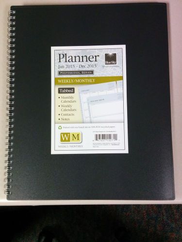 2015 Blue Sky Passages Weekly/Monthly Planner, 8-1/2&#034;x11&#034;
