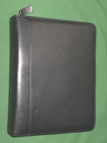 CLASSIC ~1.5&#034;~ TOP-GRAIN LEATHER Franklin Covey Planner ORGANIZER Binder 5824