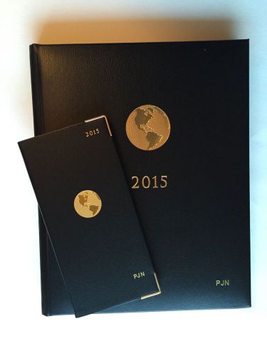 2015 American Express Appointment Book And Pocket Organizer Set PJN Initials