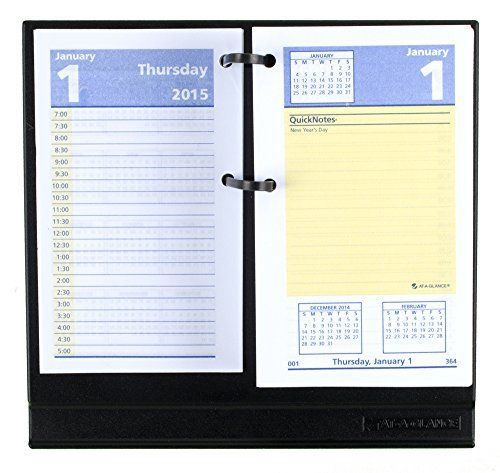 Quicknotes Desk Calendar Refill 3.5 X 6 Page Size Two-page Spread
