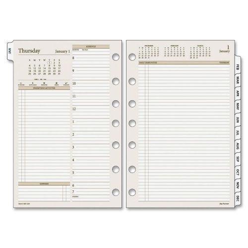 Day runner pro daily planner refill pages for sale