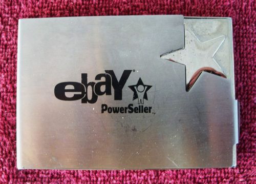 Ebay   Business Card Holder Vintage Stainless Steel Used