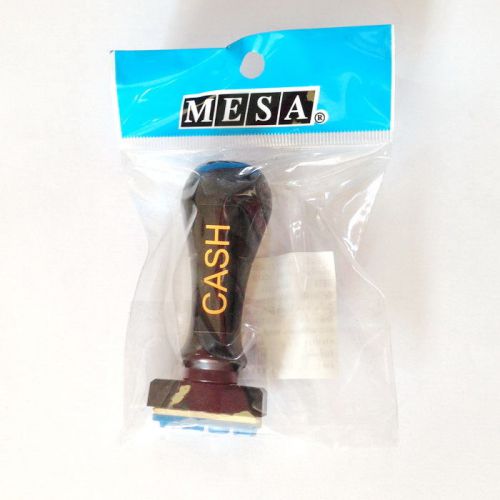 New &#034;cash&#034; rubber stamp, stamper mesa brand for office /stamp pad/pre-inked for sale
