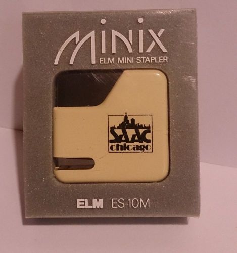 MINIX ELM ES-10M MINI STAPLER  Stapler &#034;SAAC CHICAGO&#034;
