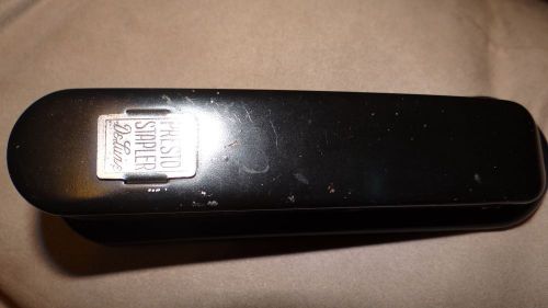 Vintage Presto Stapler Deluxe by Metal Spec. MFG. Co. (6&#034; x 2&#034; x 2&#034;), Black