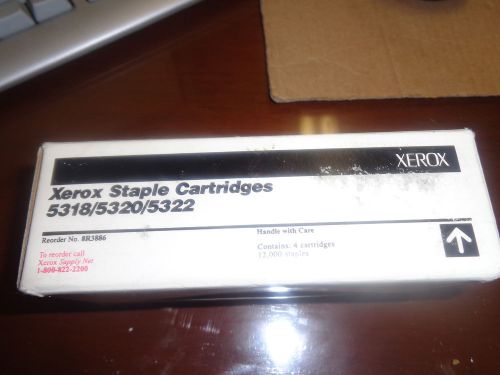 New Xerox 5318/5320/5322 Staple Cartridges; 8R3886 BOX OF 4 (12000 STAPLES)