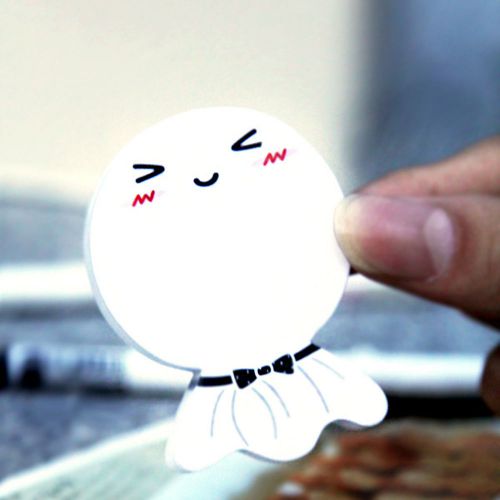 Korean Style Adhesive Paper Sticker Doll Bookmark Memo Index Pad Sticky Notes