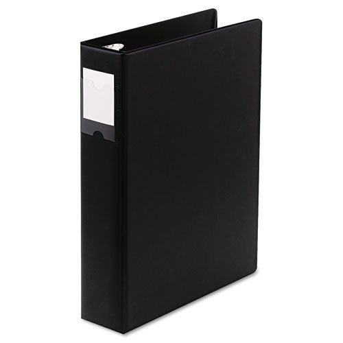 Legal size 4-ring binder, 14 x 8-1/2, 2&#034; capacity, black for sale