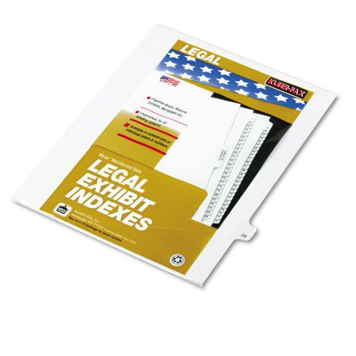 80000 Series Legal Index Dividers, Side Tab, Printed &#034;20&#034;, 25/Pack