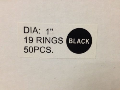 500 (1case) Black 1&#034; Spines 200 Sheet Capacity 25mm