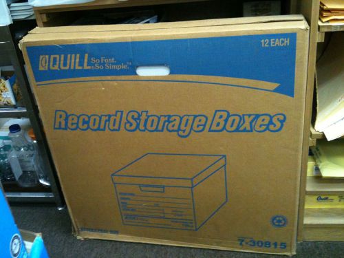 QUILL BRAND STANDARD STORAGE BOXES 12BOXES/CARTON