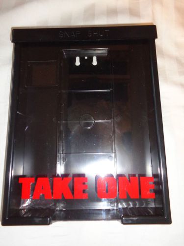 &#034;please take one&#034; sturdy real estate brochure box - holds 75, 8.5&#034; x 11&#034; flyers for sale