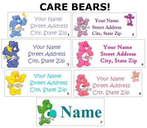 *CUTE * Care Bear Return Address Labels &amp; Name Stickers