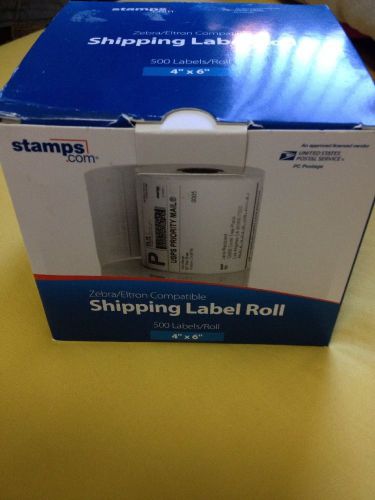 Stamps.com Zebra/eltron Compatible Shipping Label Roll, 500 Labels/roll