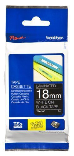 Brother International Tze345 Brother Tze345 Label Tape - 0.75&#034; Width - 1 Each