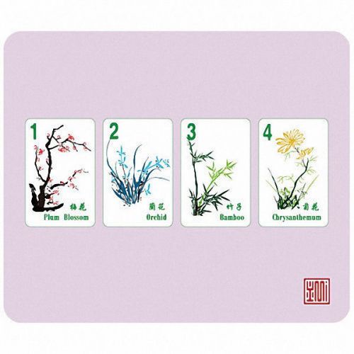 New Mahjong Mah Jongg Flower Tiles Mouse Pads Mats Mousepad Hot Gift