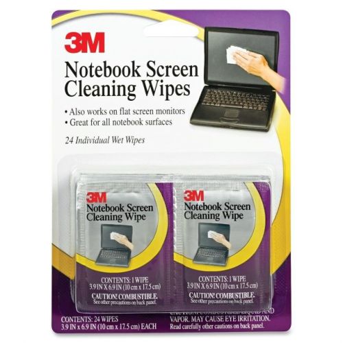 3m - ergo cl630 3m - workspace solutions notebook screen cleaning wipes for sale
