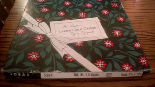 Vintage Carter&#039;s Ideal Carbon Copy Typewriting Paper 100 sheets 8 1/2&#034; X 13 1/2&#034;