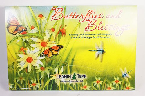 Leanin Tree Butterflies and Blessings Greeting Card Assortment